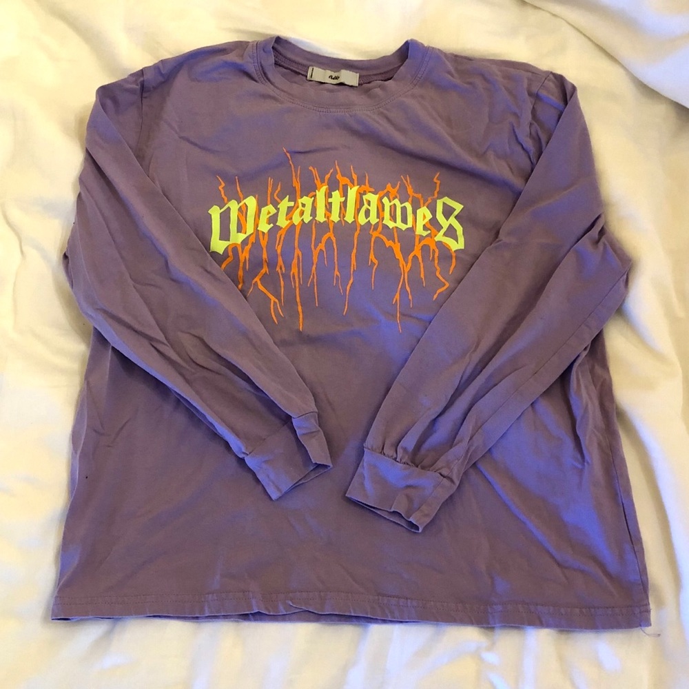 Adika Purple Graphic Tee